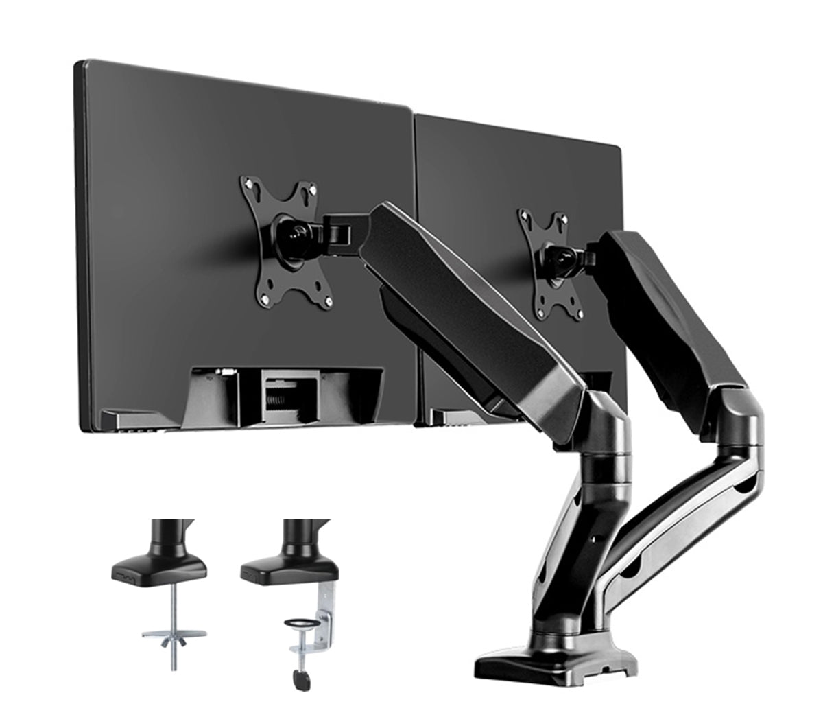 Gasveer Monitor arm voor twee schermen - FM-SPM2 - Douxe