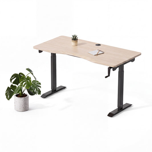 Ergo Desk ZSB1 Handmatig Zit-Sta Bureau - Douxe