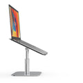 LP3 Laptopstandaard zijaanzicht met laptop
