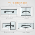 Monitorarm Dubbel DXM-2S - Douxe