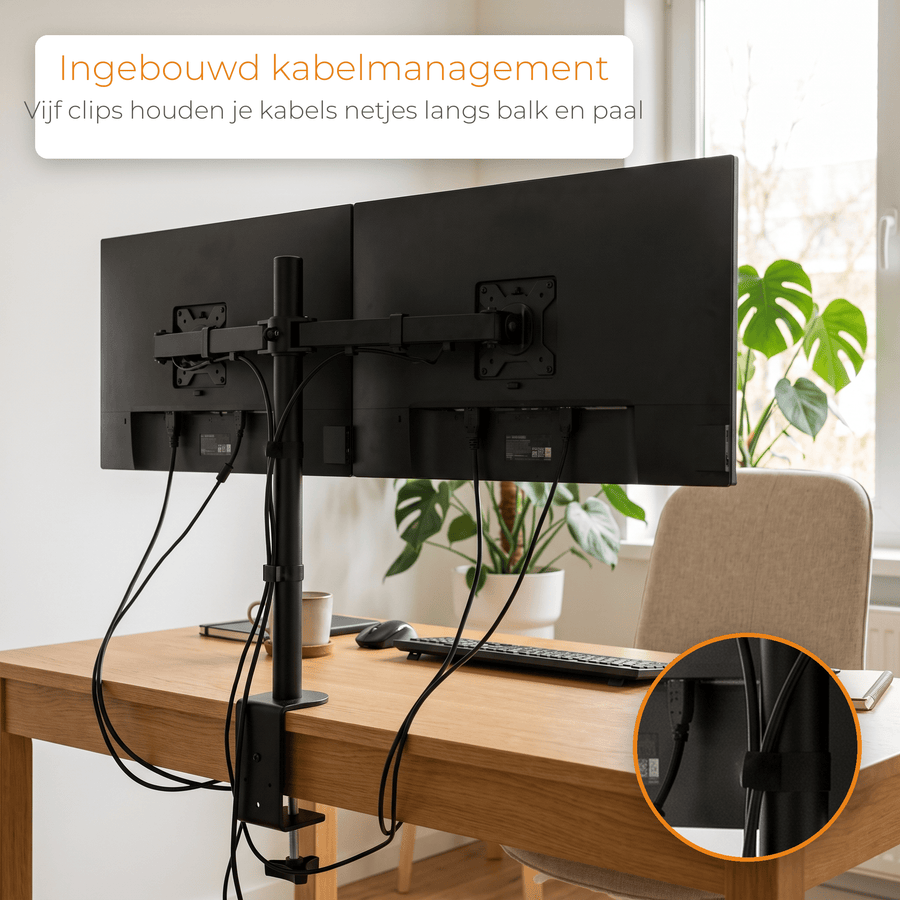 Monitorarm Dubbel DXM-2S - Douxe