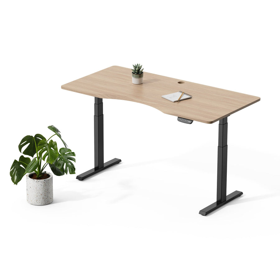 Douxe ProFlex Desk Ergo elektrisch zit-sta bureau ergonomisch zwart