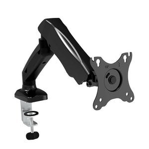 Douxe FM-SPM1 gasveer monitor arm één scherm 13-27 inch zwart