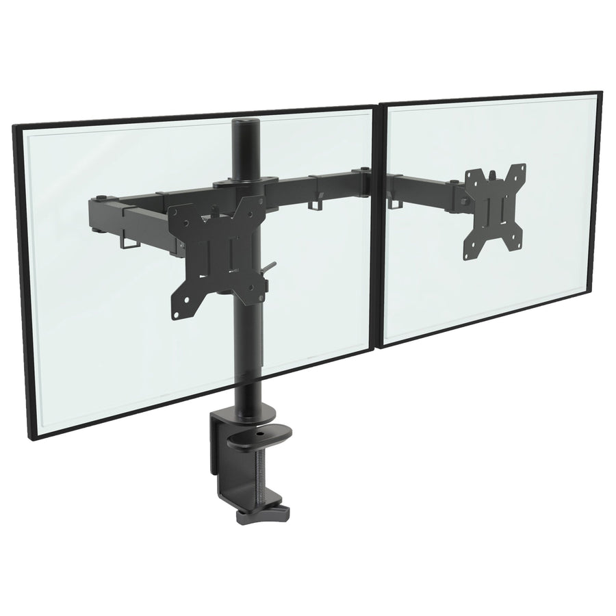 Bestel Monitorarm - 2 Schermen - Zwart Bestel Monitorarm - 2 Schermen - Zwart